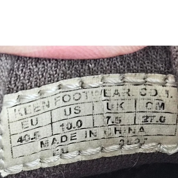 Keen Hiking Trail Shoes Womens 10 Olive Green Suede Lace Up Rubber Toe Rugged - Picture 9 of 16